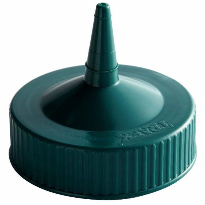 Vollrath Wide Mouth Squeeze Bottle Replacement Cap - Green | Durable Kitchen Accessory for Sauces, Dressings & Condiments | Perfect for Restaurants, Catering & Home Use