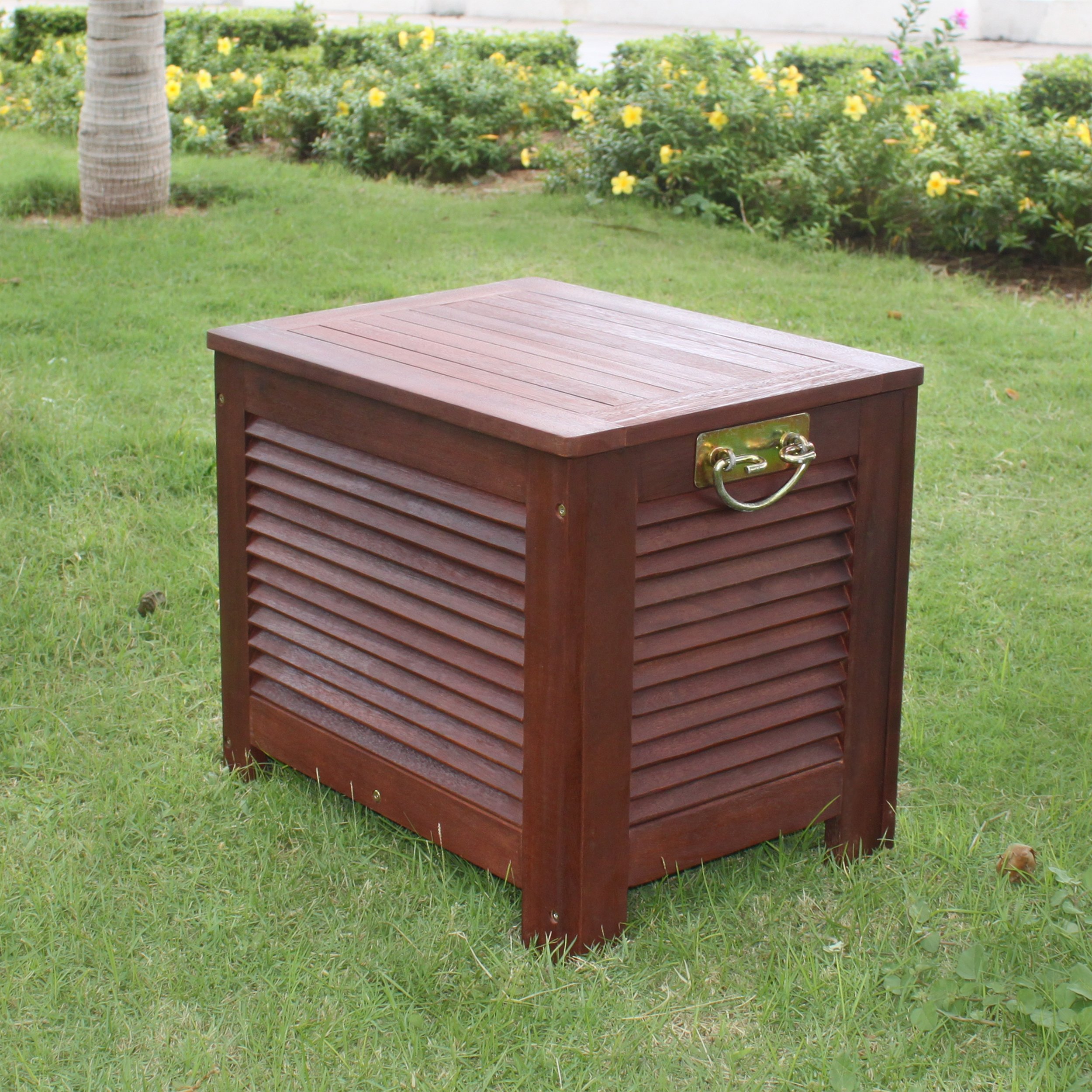Merry Garden MPG-PC01 Premium Wooden Outdoor Patio Cooler Box - Perfect for Backyard BBQs, Pool Parties & Picnics