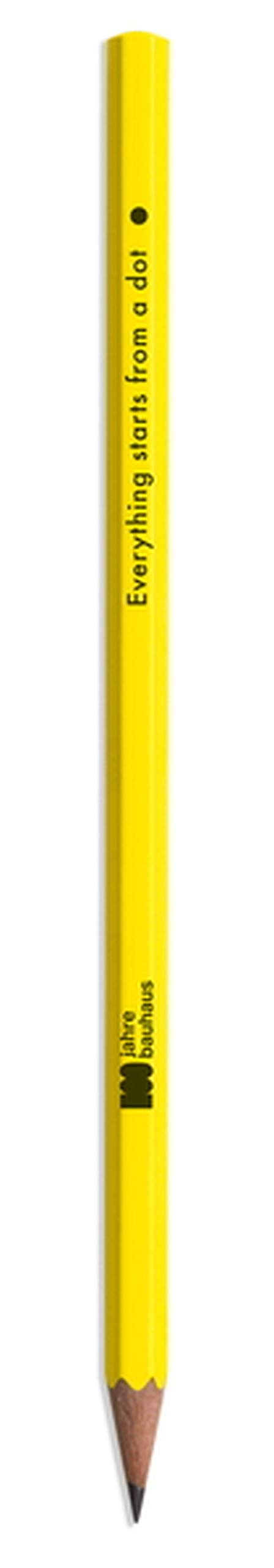 Leuchtturm Bauhaus 360136 HB Assorted Pencils - Lemon & Black - Premium Quality Drawing & Writing Pencils for Artists, Students & Office Use