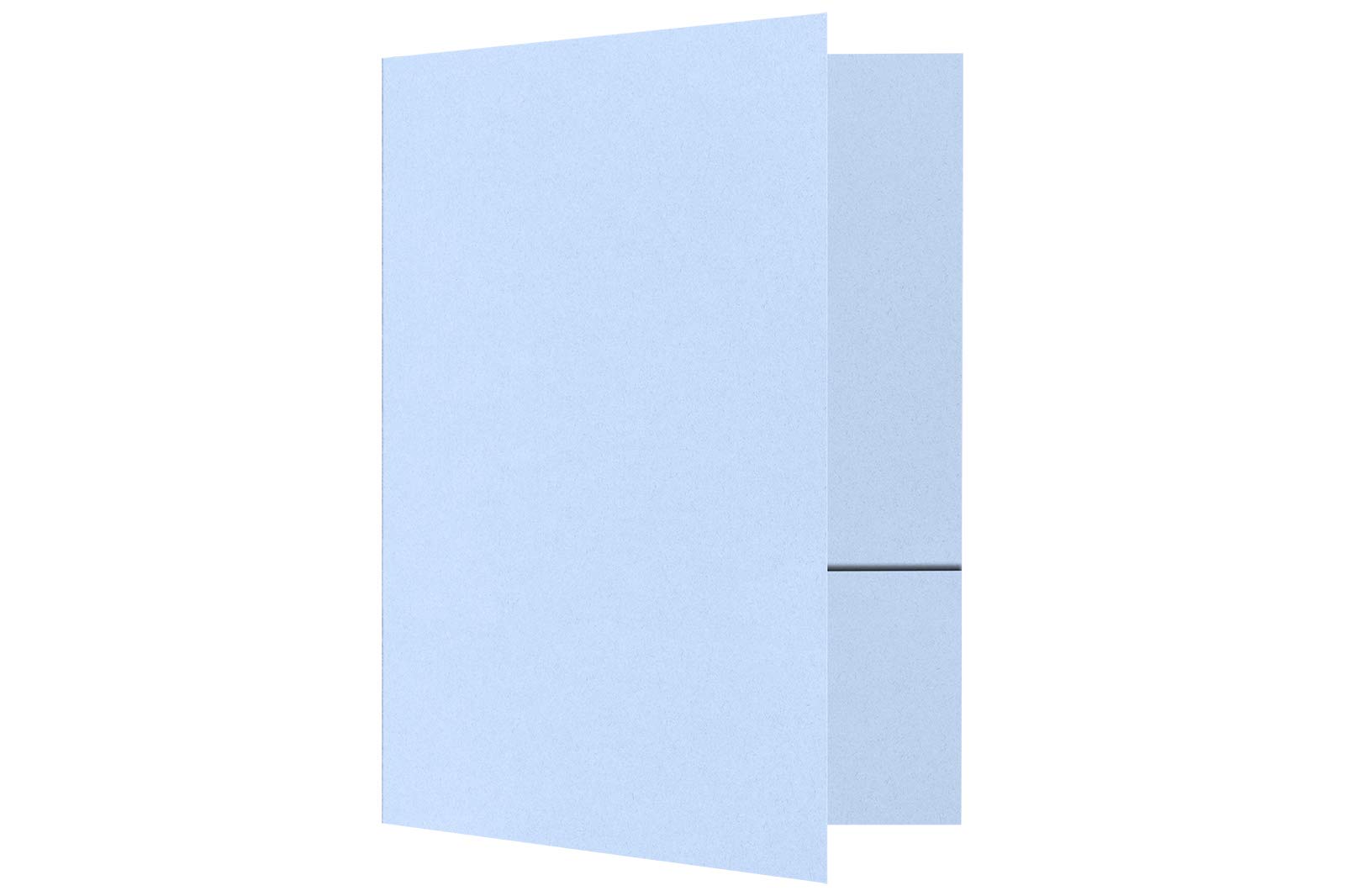 9 x 12 Premium Presentation Folders - 100 lb. Baby Blue Cardstock with 2 Pockets - Holds Standard 8.5 x 11 Documents - Ideal for Business, School & Office Use - Professional Reports, Brochures, Presentations - 50 Pack (Light Blue)