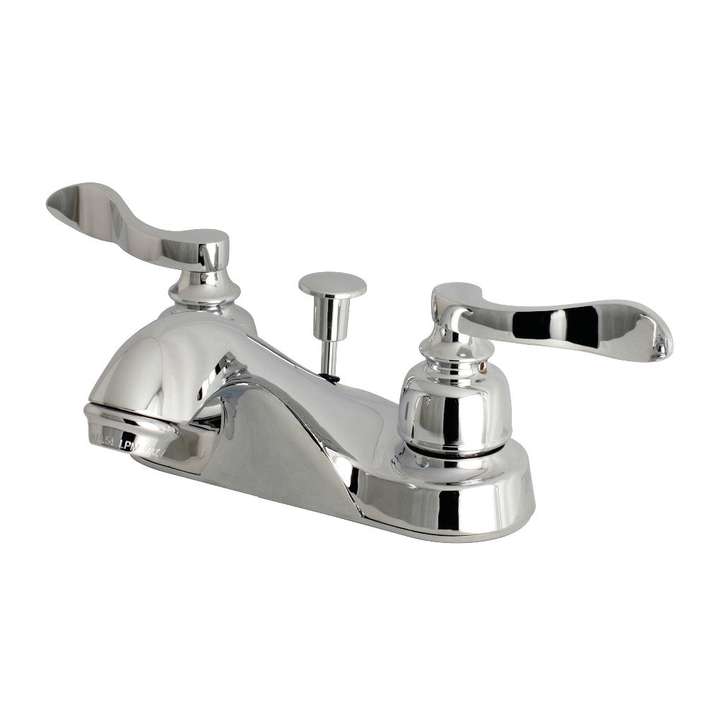 Kingston Brass FB5621NFL 4-Inch Centerset Bathroom Faucet - Chrome Finish, Single Handle, Easy Installation for Sink & Vanity - Perfect for Bathroom Remodel & Home Upgrade