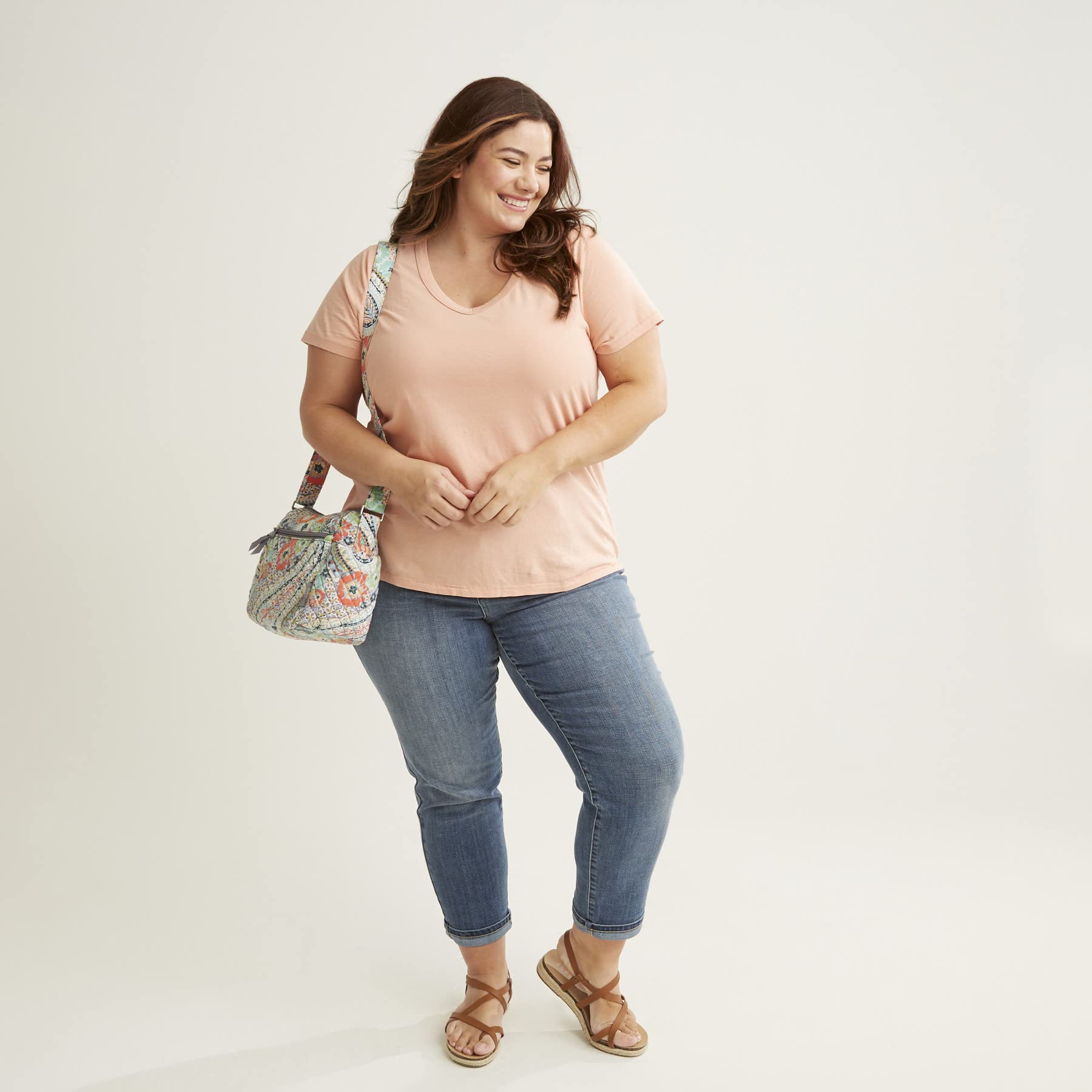 Vera Bradley Cotton Crossbody Purse for Women - Travel & Daily Use
