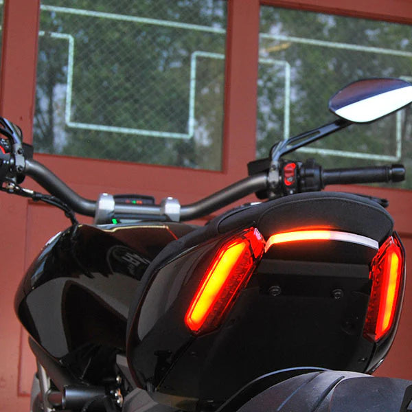 Ducati XDiavel Rear Turn Signals LED Indicators for Motorcycles (2016-Present) - Perfect for Night Riding & Enhanced Safety