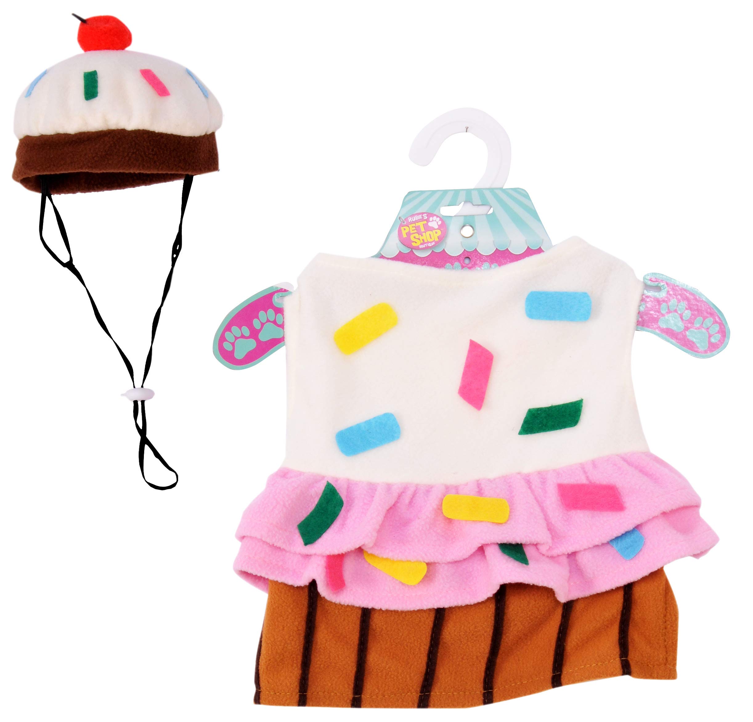 Rubie's Adorable Cupcake Pet Costume for Small Dogs & Cats - Perfect for Halloween, Parties & Photo Shoots
