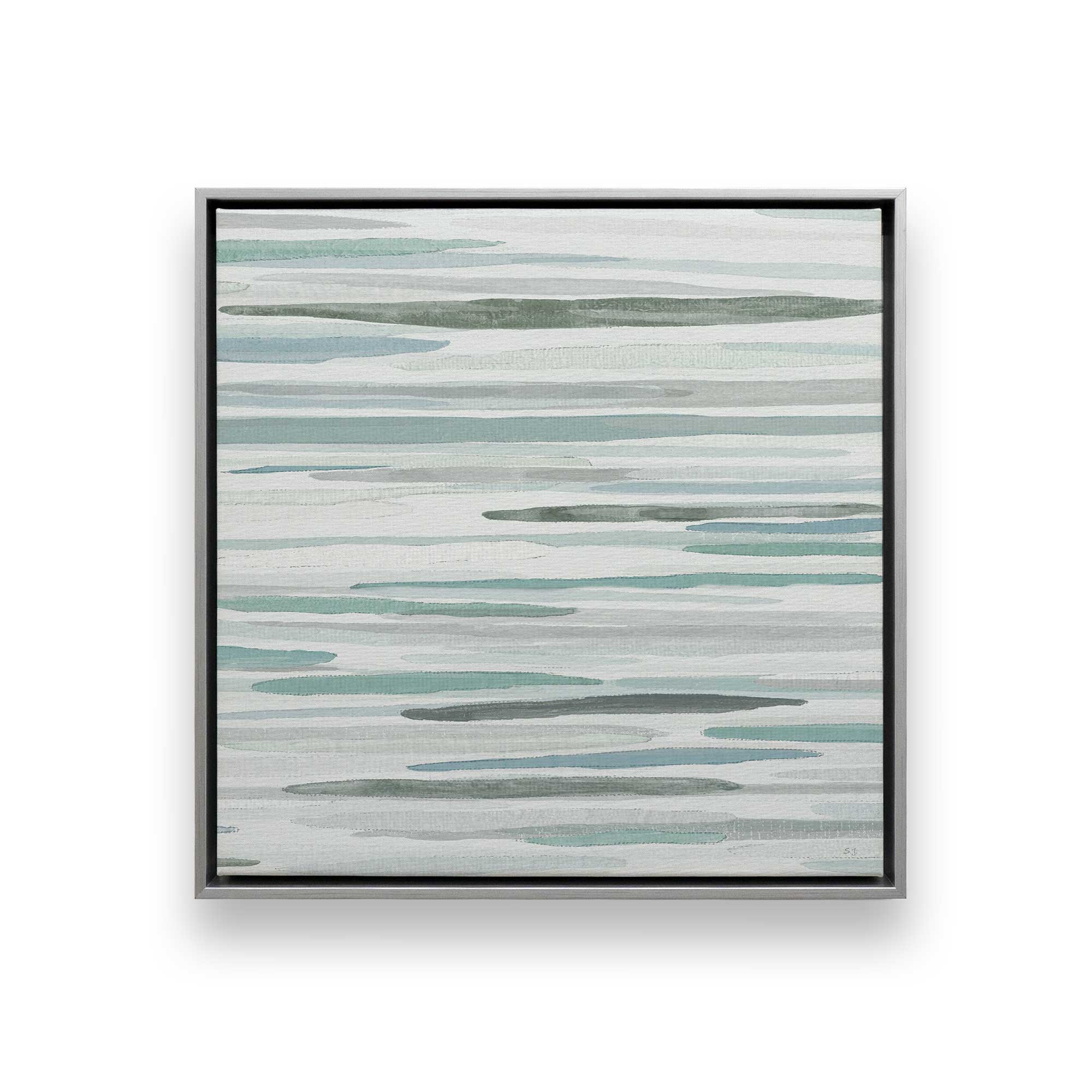 Cresting Calm v1 Canvas Wall Art Print - Ocean Wave Painting for Living Room, Bedroom & Office Decor