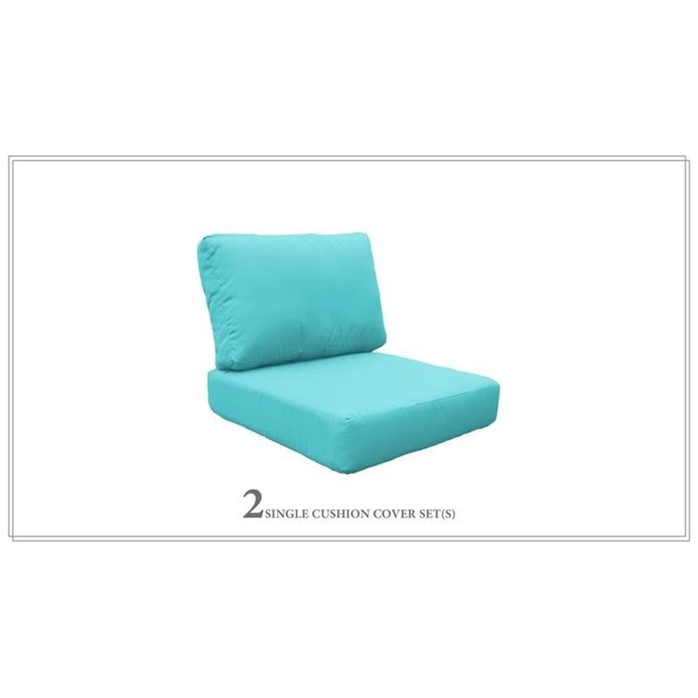 TK Classics Cushions MIAMI-02a-ARUBA - Premium Outdoor Patio Furniture Cushions for Poolside, Garden & Backyard Relaxation