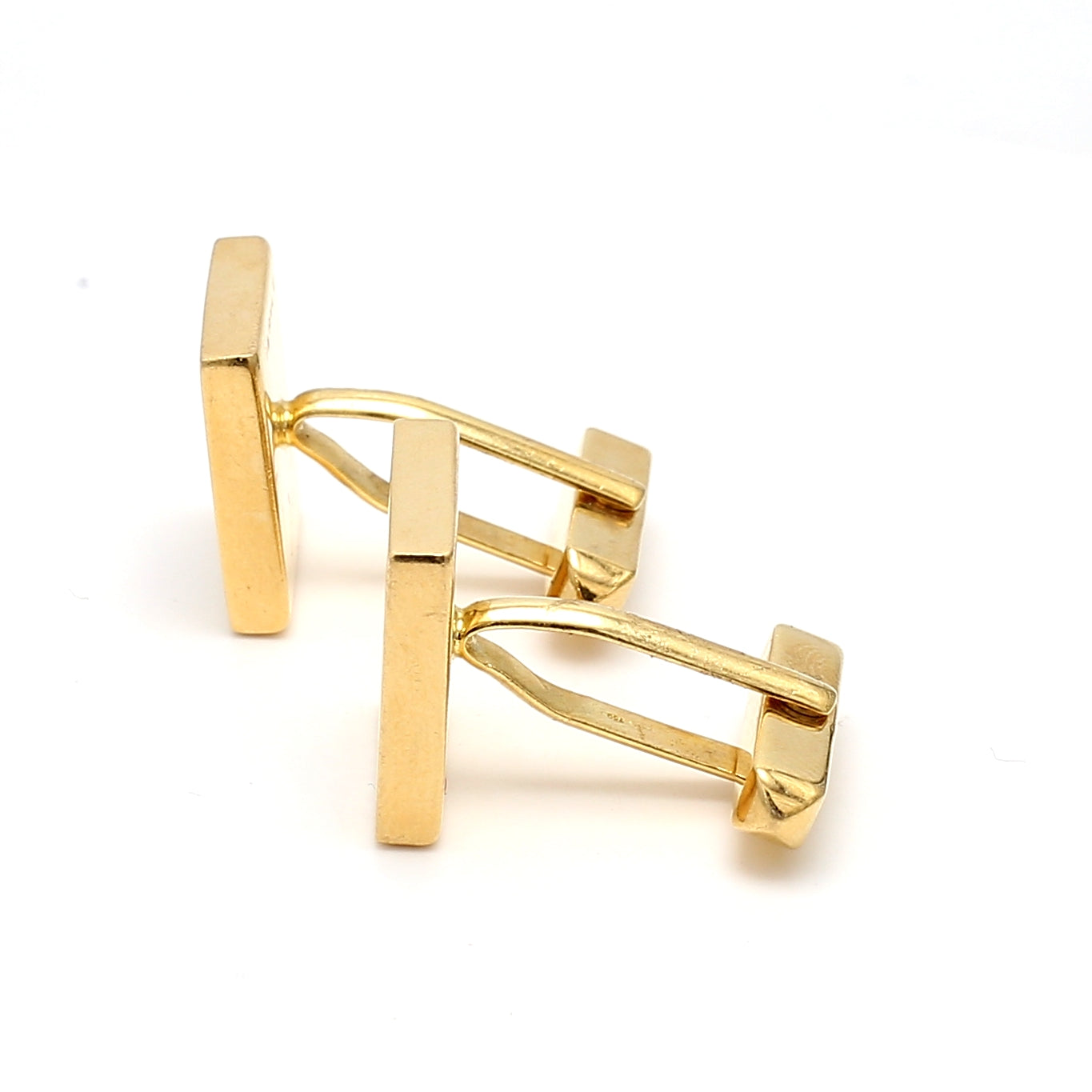 Vintage Bvlgari Onyx 18K Yellow Gold Cufflinks - 23.80 Grams Luxury Men's Jewelry for Formal Events & Business Attire