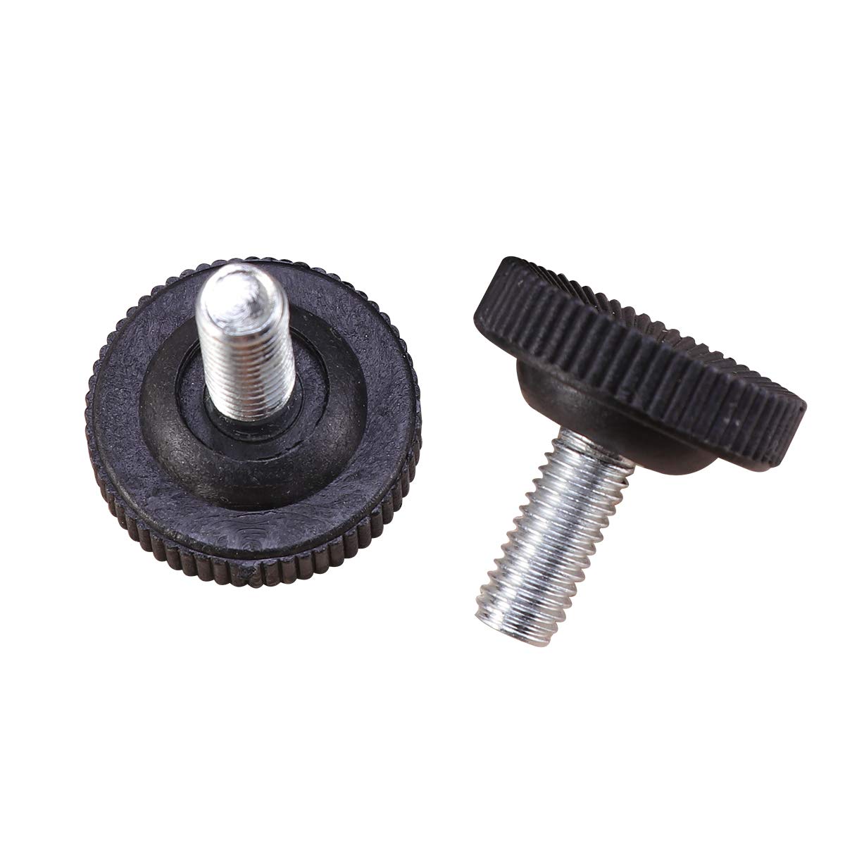 Yardwe 24PCS Heavy Duty Adjustable Furniture Leveling Feet - M8 x 20mm Black Furniture Leg Levelers for Tables, Chairs & Cabinets - Protects Hardwood Floors from Scratches | Perfect for Home, Office & Restaurant Use