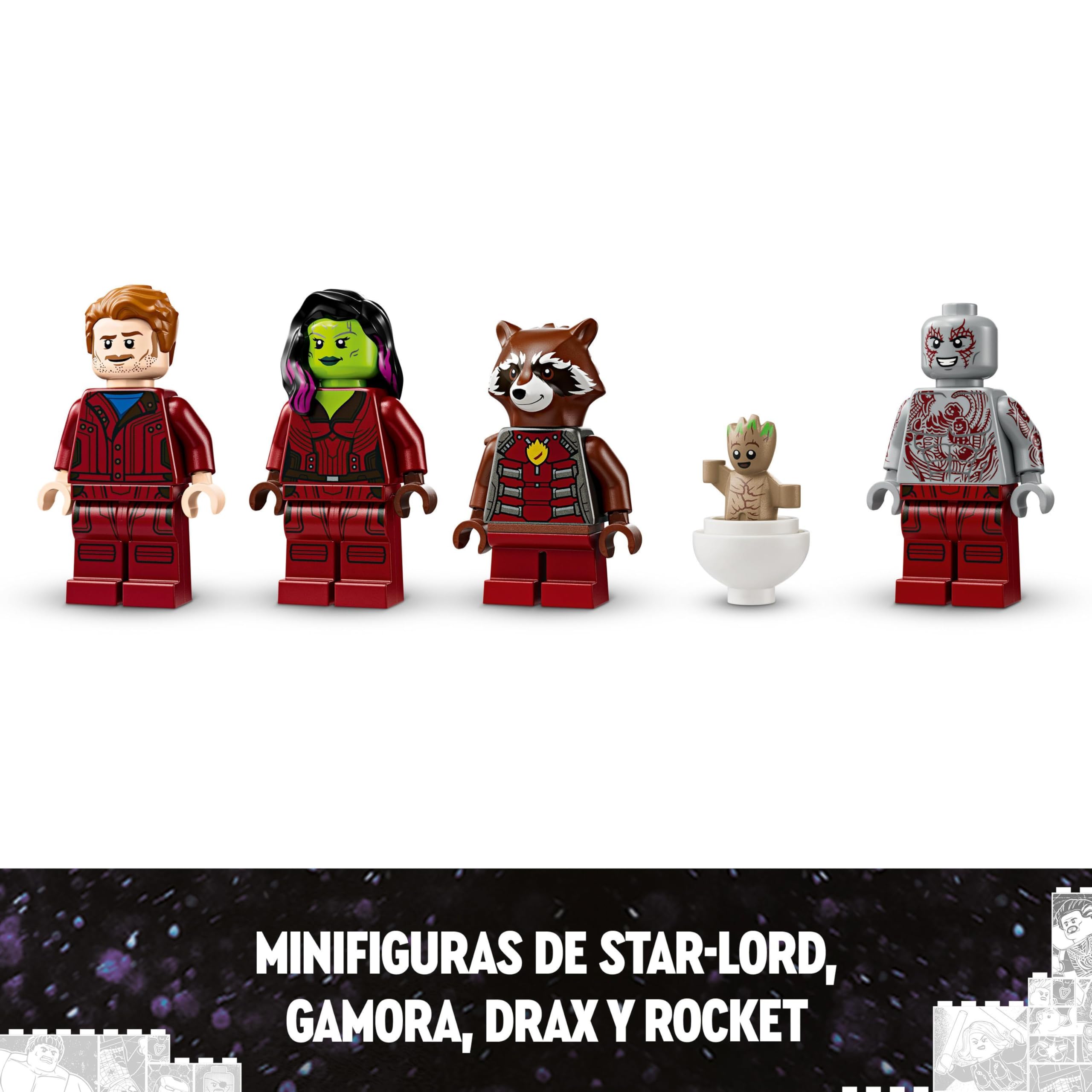 LEGO Marvel Guardians of The Galaxy: The Milano Spaceship Building Toy Set with 4 Minifigures Including Gamora & Star-Lord, Groot Figure - Gift for Kids Ages 12+ (76286) - Perfect for Playtime, Collecting & Superhero Adventures