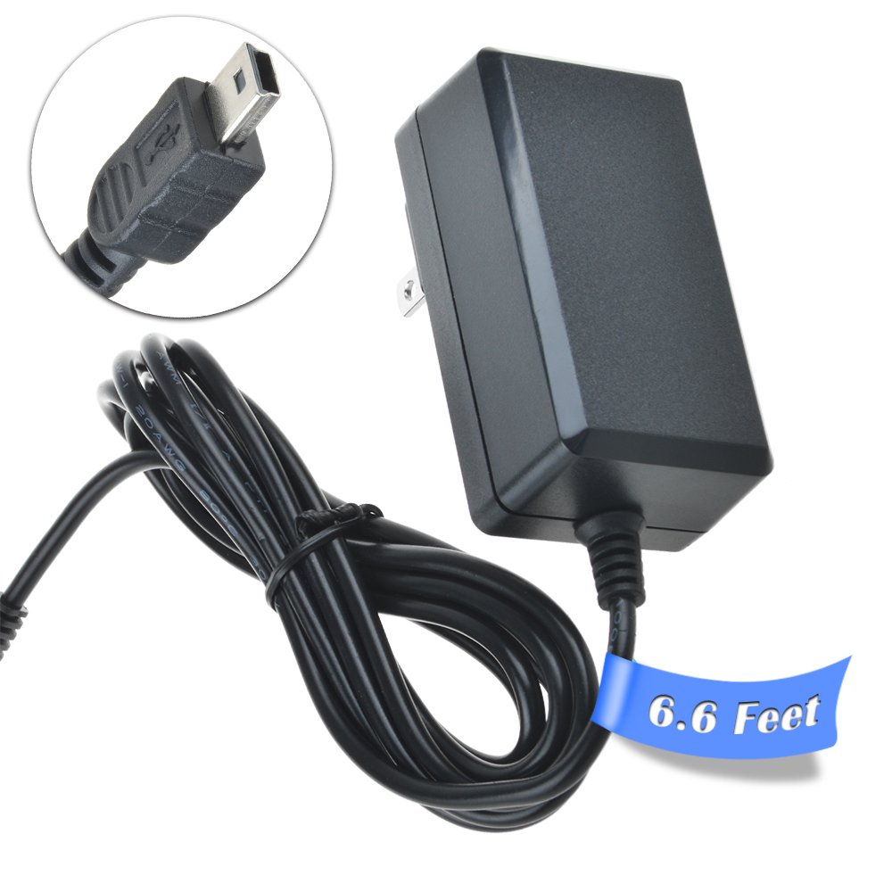 PwrON 6.6 FT Long 5V Mini USB AC to DC Power Adapter Charger for Eclipse MP3/MP4/PMP Player - Perfect for Home, Office, and Travel Charging Needs