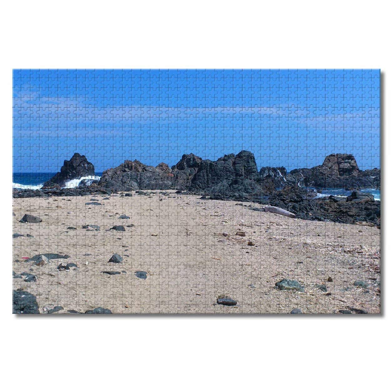 Natural Pool Noord Aruba 1000 Piece Wooden Jigsaw Puzzle for Adults & Kids - Unique Gift, Home Decor & Travel Souvenir | Perfect for Family Game Nights, Stress Relief & Wall Art Display