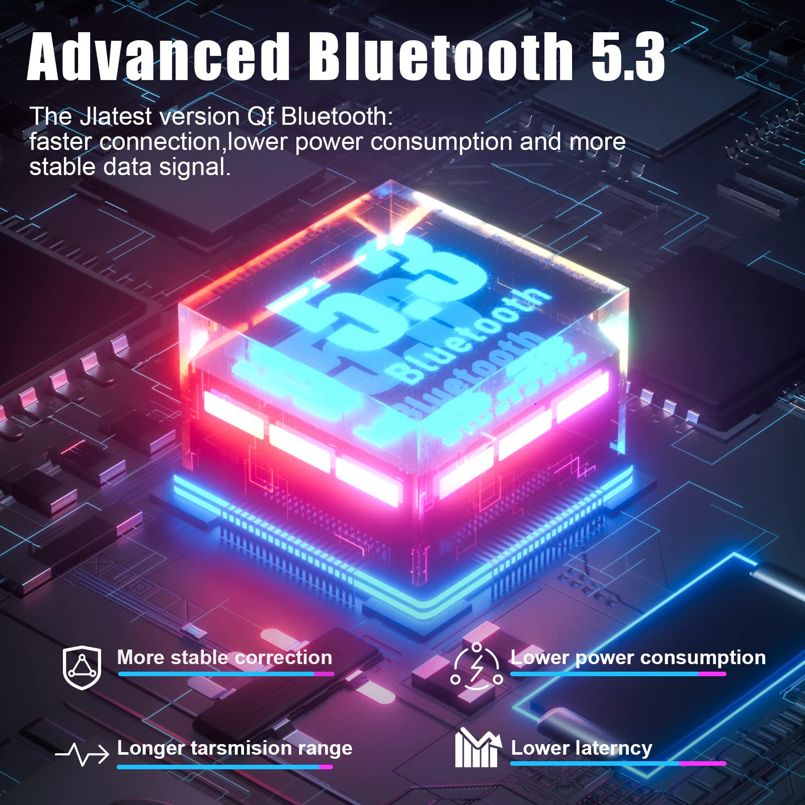 ALLWAY LED Bluetooth Speaker with 8 Light Modes, Super Bass & 360° HD Sound - Wireless Portable Speaker with APP Control, Built-in Mic for Calls, Bluetooth 5.3, TWS Pairing for Home, Party, Camping, Travel & Outdoor Adventures