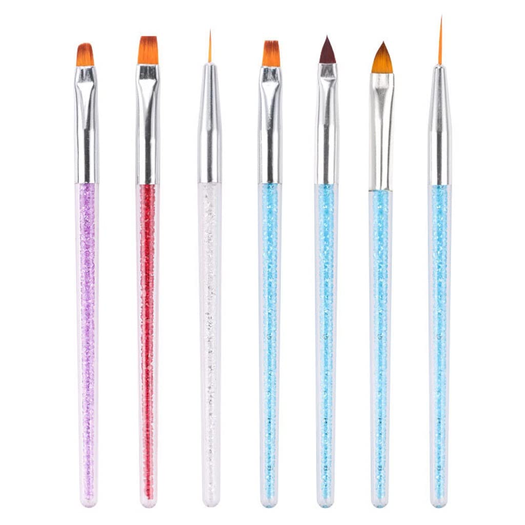 Professional Nail Art Brush Set - Acrylic Gel Drawing Pen, Manicure Carving Tool with Round Head for Nail Design, Perfect for Salon & Home Use - Ideal for Gel Polish, Acrylic Nails & DIY Nail Art