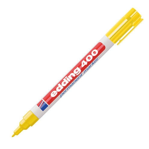 edding 400 Permanent Marker Pen Bullet Tip - Black Ink, Waterproof & Fade-Proof - Ideal for Labeling, Crafts, and Office Use