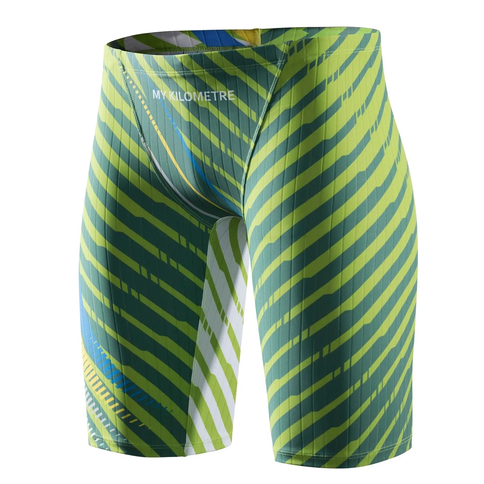 Men's Swim Jammers Endurance - Solid Stripes Swimwear for Competitive Swimming & Training | High-Performance Swim Shorts for Lap Swimming, Triathlon & Water Sports