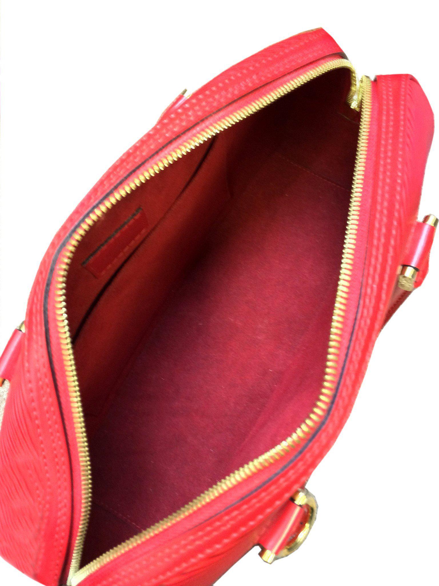Authentic Louis Vuitton Epi Leather Jasmine Satchel Handbag for Women - Luxury Designer Tote Purse for Work, Travel & Everyday Use