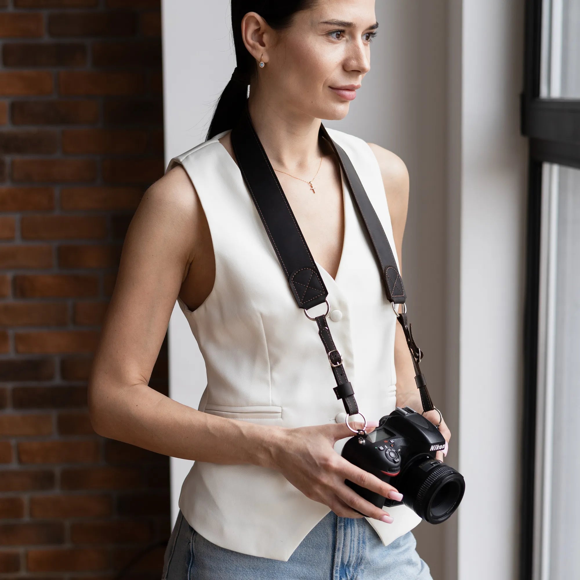 Custom Personalized Camera Strap for DSLR & Mirrorless Cameras - Adjustable Comfortable Neck Strap for Photographers - Perfect for Travel, Weddings & Outdoor Photography