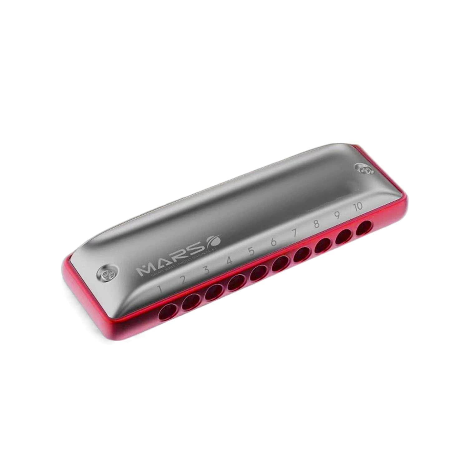 MEIeynt Major Blues Diatonic Harmonica 10 Holes - C/D/A/B/E/F/G/#A/#C/#D/#F/#G Key Mouth Organ for Beginners, Kids & Adults - Includes Hard Case & Cleaning Cloth - Perfect for Blues Music, Practice, Gifts & Travel