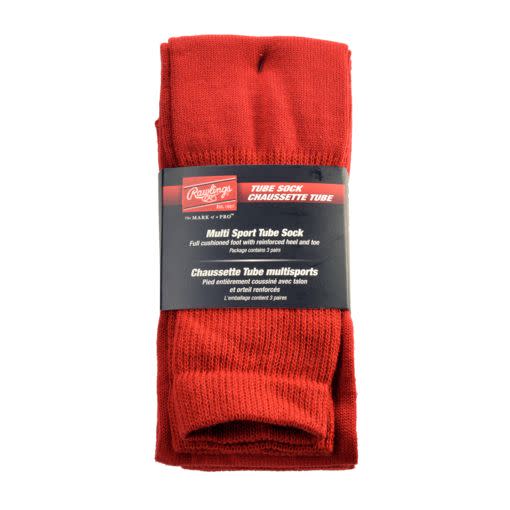 Rawlings Baseball Pro Tube Sock 1-Pack - High-Performance Baseball Socks for Players & Athletes - Ideal for Training, Games & Sports Activities