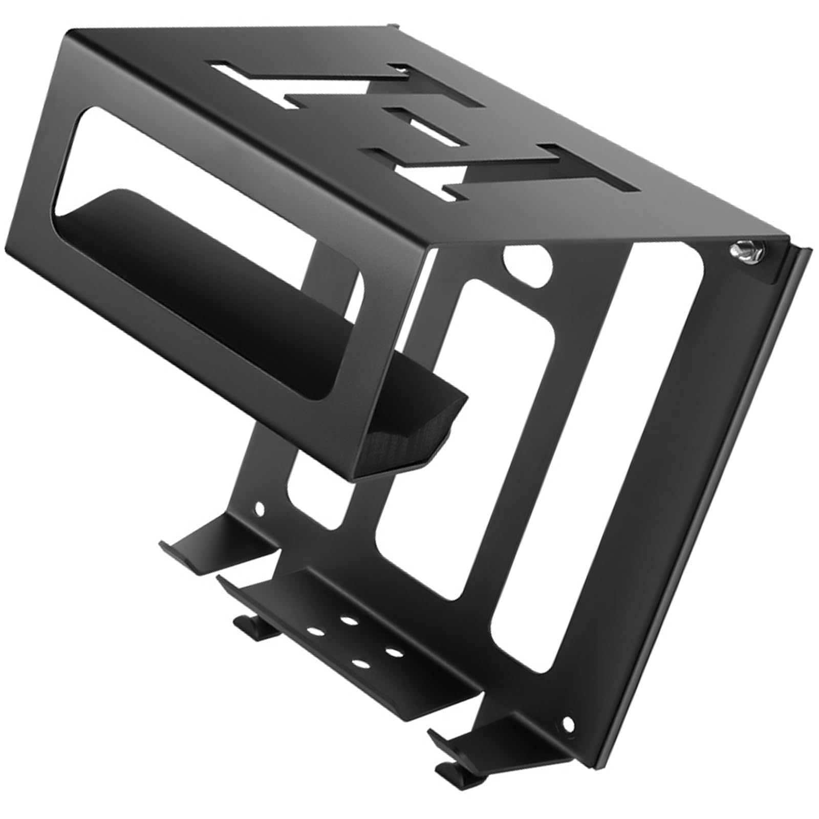 MLWSKERTY Horizontal Indoor Bike Rack - Wall Mounted Bicycle Storage with Shelf & Hooks - Space Saving Garage/Home Organization - Perfect for Apartments, Basements & Small Spaces