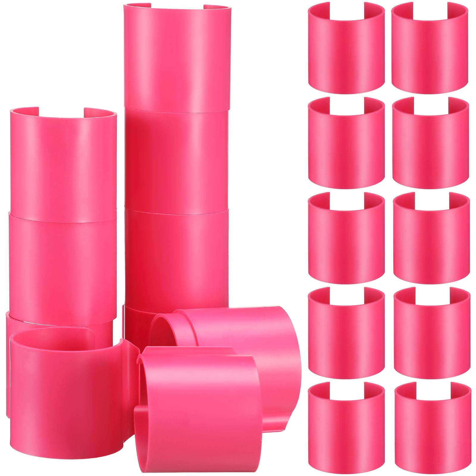 Vercraft 20 Pack Pink 2 Inch Quilting Clips for Fabric - Sewing Clips for Long Arm Quilting Frames, Rolling Rail Frame & Hand Quilting | Perfect for Quilt Basting, Fabric Management & DIY Sewing Projects