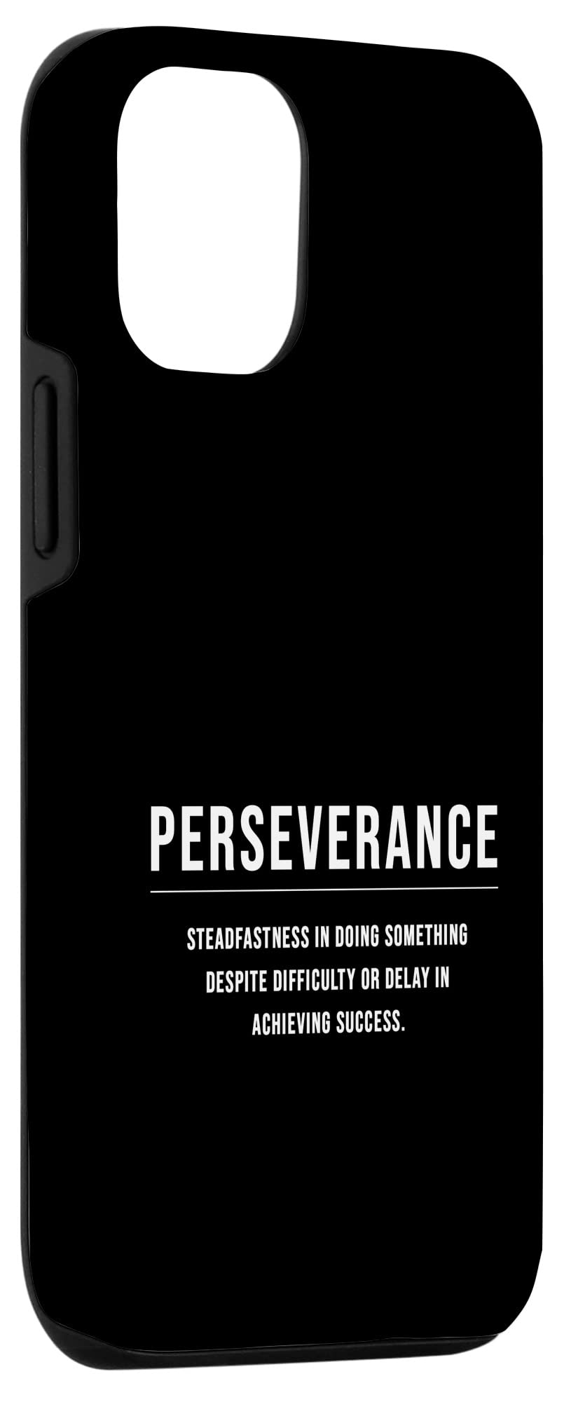 iPhone 12/12 Pro Motivational Entrepreneur Quote Phone Case - Inspirational Business Slogan Protective Cover for Work & Success