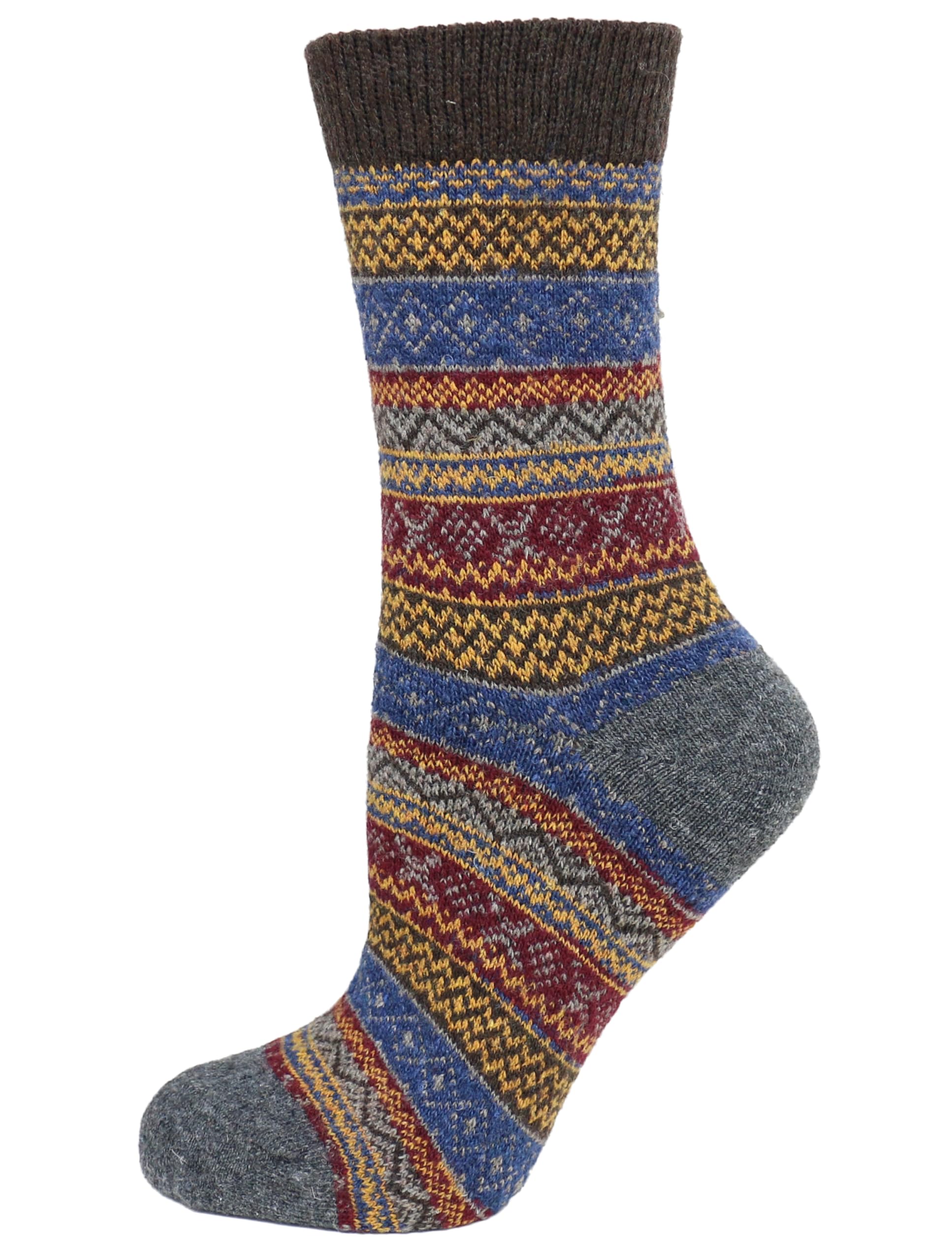 KMystic Women's 6-Pack Hiking Trail Socks - Moisture Wicking & Cushioned for Outdoor Adventures, Camping & Backpacking