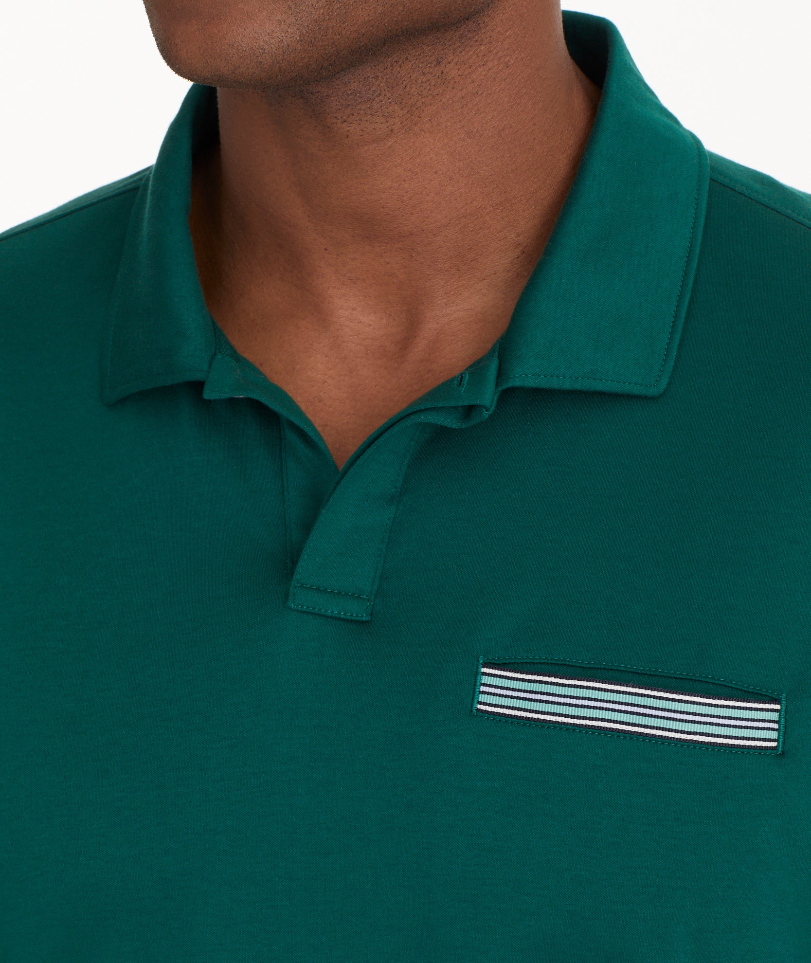 Wrinkle-Free Long Sleeve Damaschino Polo Shirt for Men - Comfortable & Stylish Casual Wear - Perfect for Office, Golf & Outdoor Activities