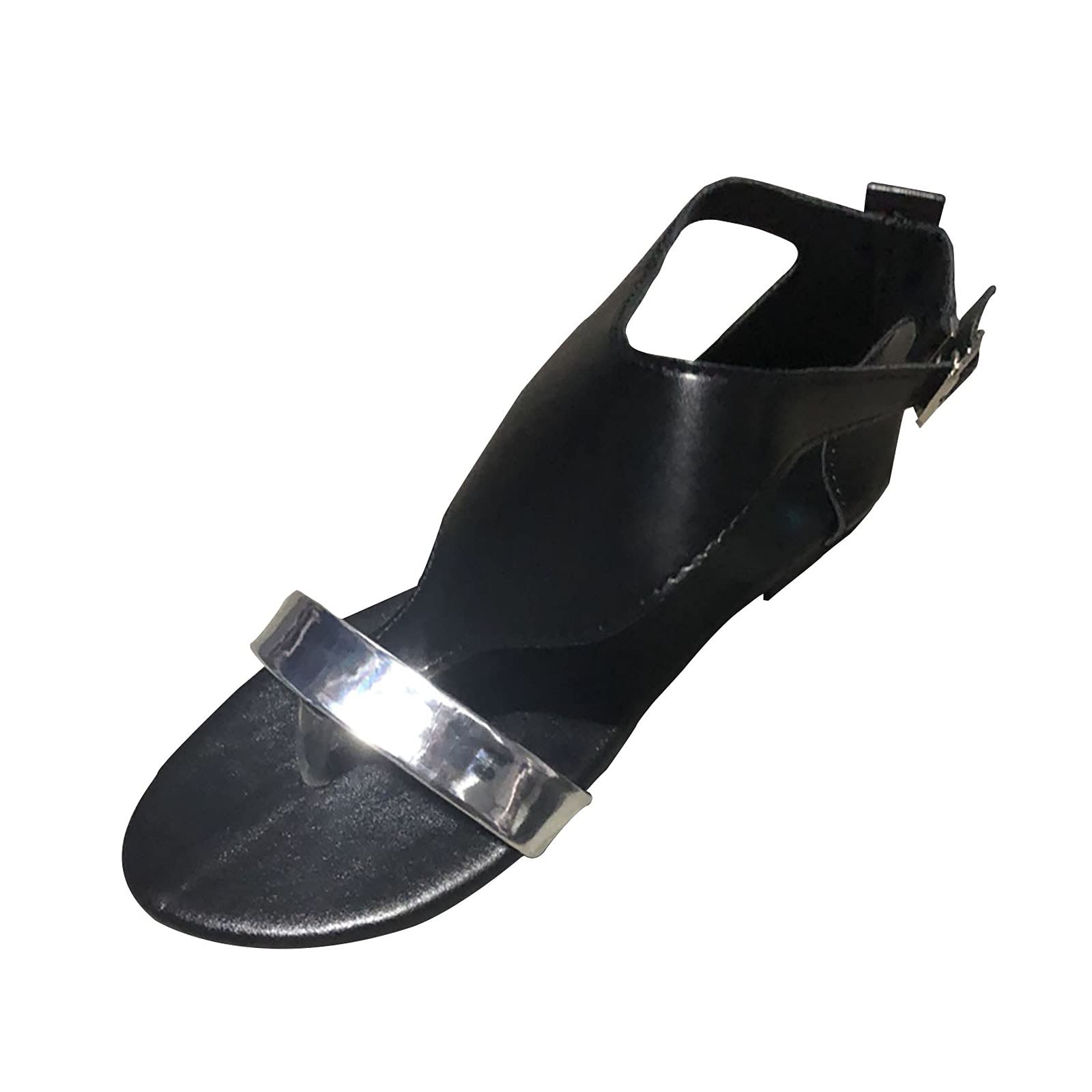 Ayaso Women's Slip On Mule Slippers - Breathable Comfort Sandals with Chain Detail for Home, Office & Travel | Soft Indoor/Outdoor House Shoes for Women