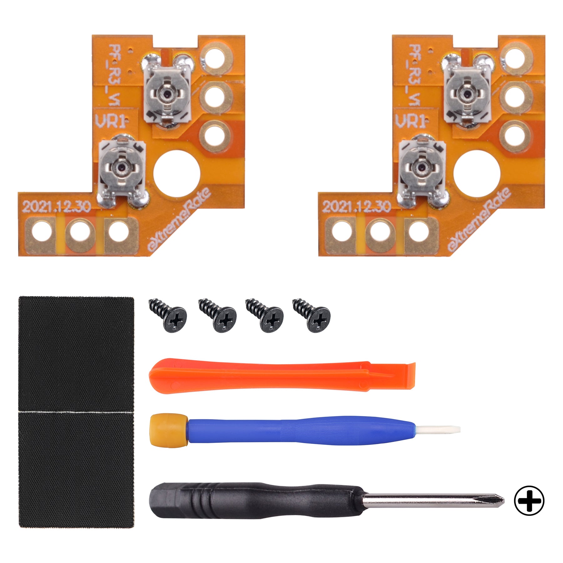 eXtremeRate Drifix Thumbsticks Drift Fix Repair Kit for PS4 Slim/Pro Controller (JDM-040/050/055) - Analog Stick Joystick Regulator Circuit Board Replacement (P4MD004) - Fix Stick Drift for Smooth Gaming Experience