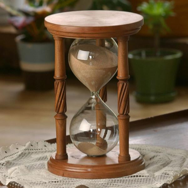 Premium Solid Cherry Wood Hourglass Urn for Ashes - Elegant Memorial Keepsake for Home Display or Scattering Ceremonies