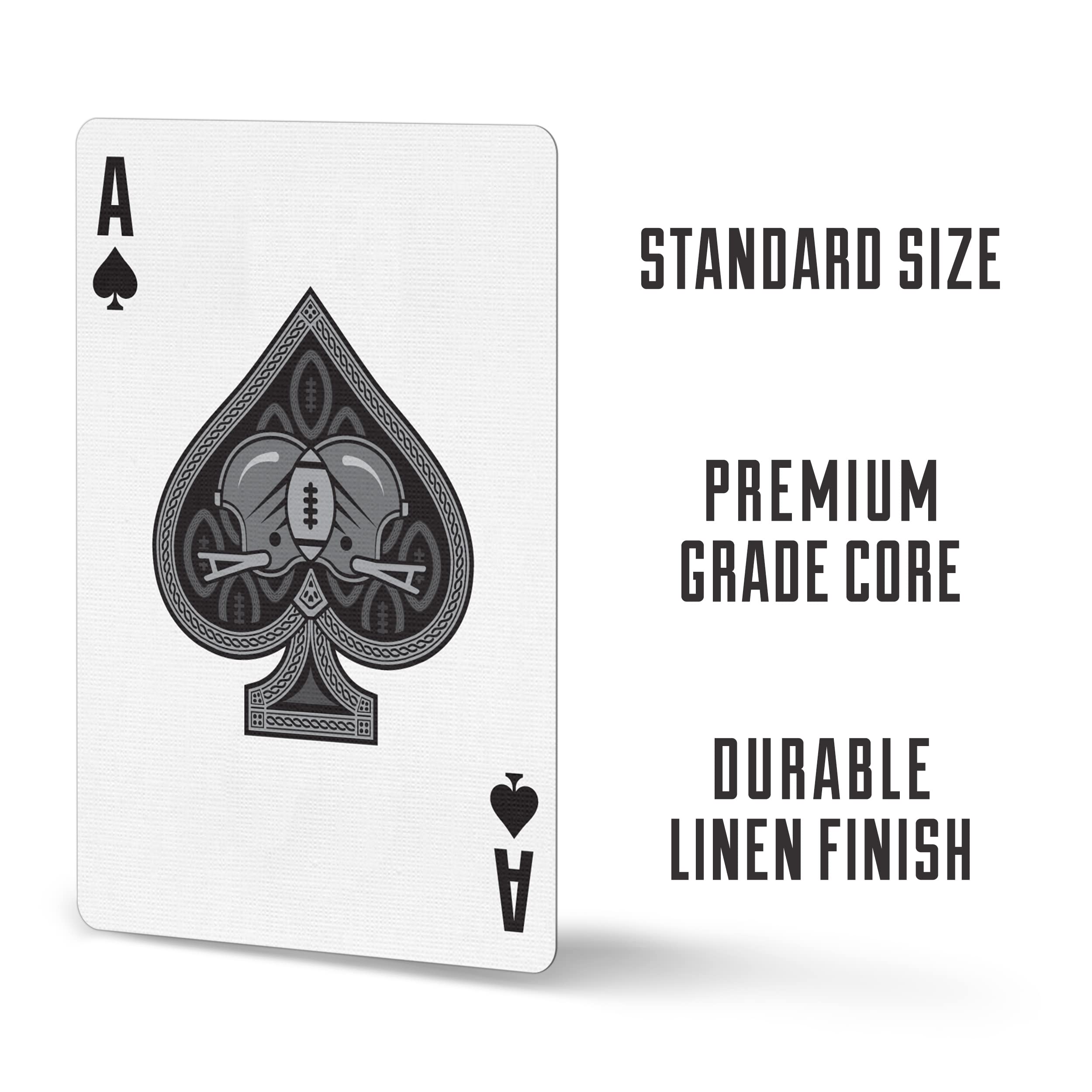 YouTheFan NCAA Classic Series Playing Cards - Premium College Sports Themed Deck for Poker, Blackjack & Card Games - Perfect for Game Nights, Tailgating & Sports Fan Gifts