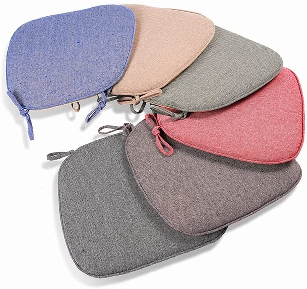 1/2/4 Pack Non-Slip U-Shaped Chair Cushions for Dining Chairs - Machine Washable Seat Pads for Indoor & Outdoor Use - Perfect for Kitchen, Patio, Office & Dining Room (Blue, Set of 1)