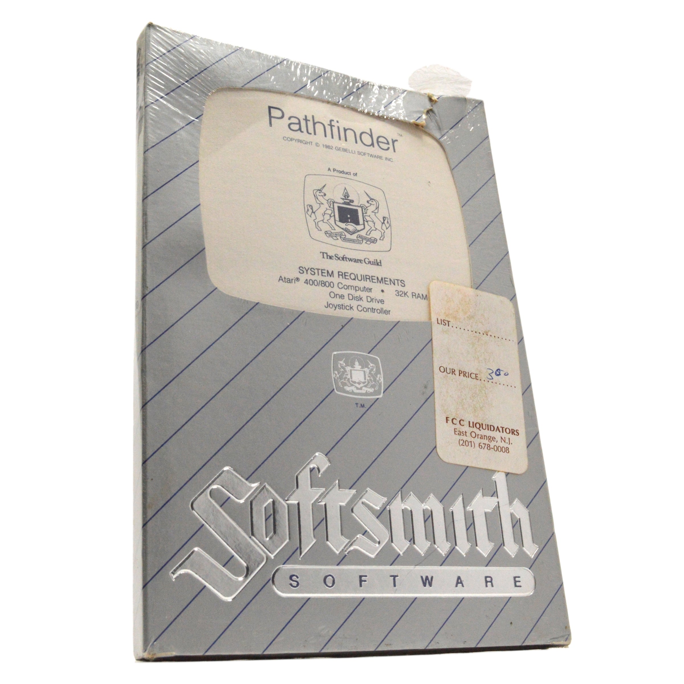 Vintage ATARI 400/800 Pathfinder Computer Game by Softsmith Software (1982) - Retro Gaming Collectible for Classic Computer Enthusiasts - Perfect for Nostalgic Gaming Sessions and Vintage Tech Collections
