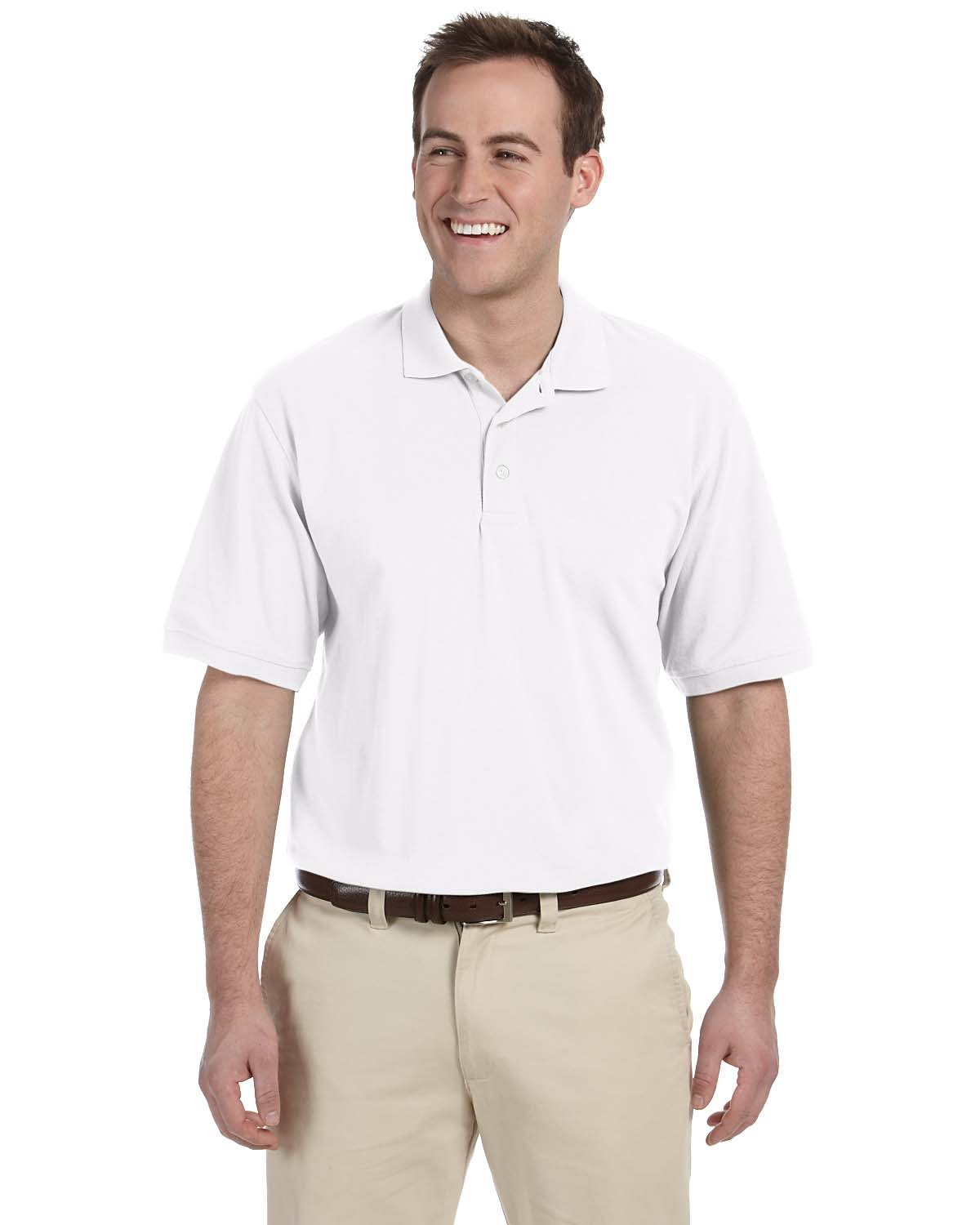 5.6 oz. Tall Easy Blend Polo Shirt for Men - Comfortable & Breathable (M265T) - Perfect for Golf, Casual Wear & Office Outfits