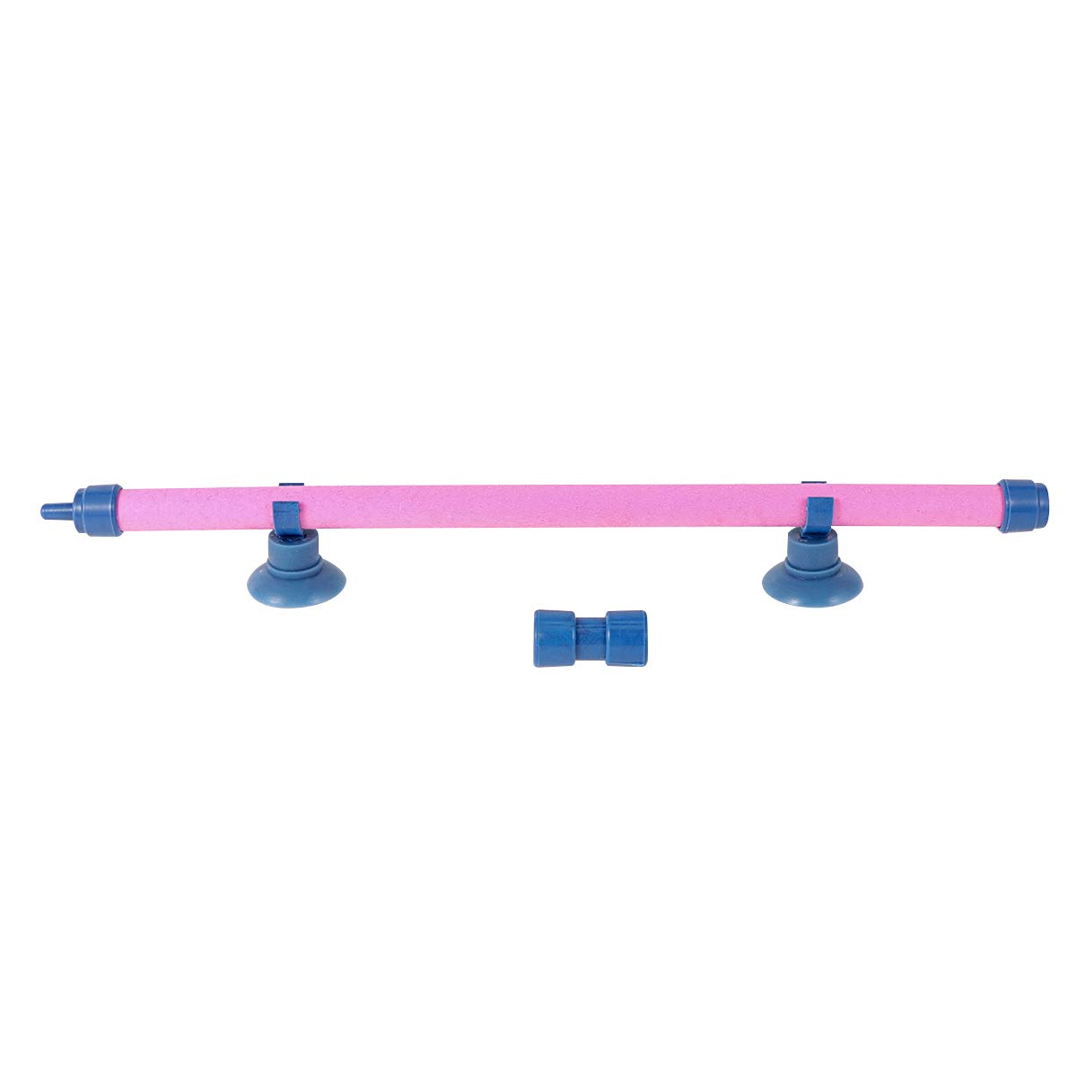 POPETPOP 10-Pack Pink Air Stone Bubble Bar for Aquarium - Wall-Mounted Fish Tank Airstone with Bubble Wand - Enhances Oxygenation for Freshwater & Saltwater Tanks - Perfect for Home, Office, or Pet Store Aquariums