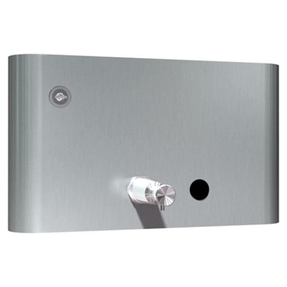 ASI 9326 Recessed Wall-Mounted Soap Dispenser - 52 oz Capacity, Satin Finish - Ideal for Restrooms, Kitchens, and Commercial Spaces