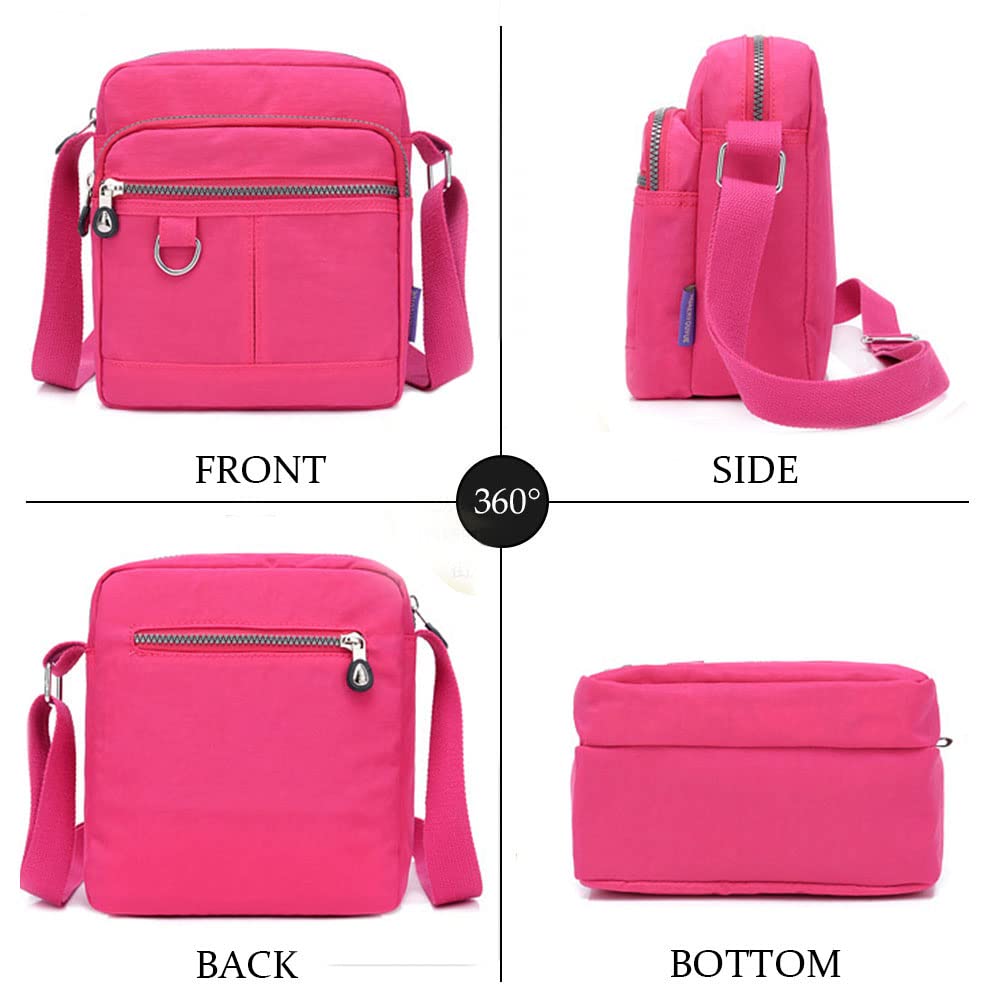 Women's Waterproof Nylon Crossbody Bag - Lightweight Travel Shoulder Purse for Casual Outings & Daily Use | Perfect for Work, Shopping, and Travel