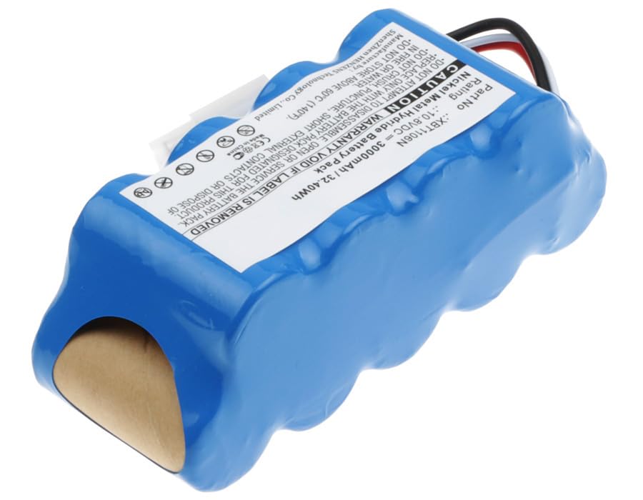 Synergy Digital Vacuum Cleaner Battery - 10.8V 3000mAh Ni-MH High Capacity Replacement Battery for Shark Navigator SV116N & Euro Pro XBT1106N Freestyle Vacuums | Perfect for Deep Cleaning Carpets, Hard Floors & Pet Hair Removal