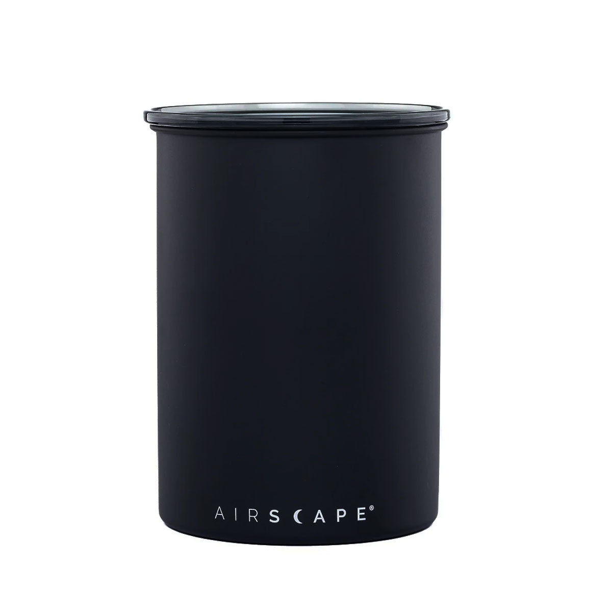 Airscape Classic 1 lb Airtight Coffee Canister - Matte Black Coffee Storage Container for Freshness | Perfect for Kitchen, Office & Camping Use