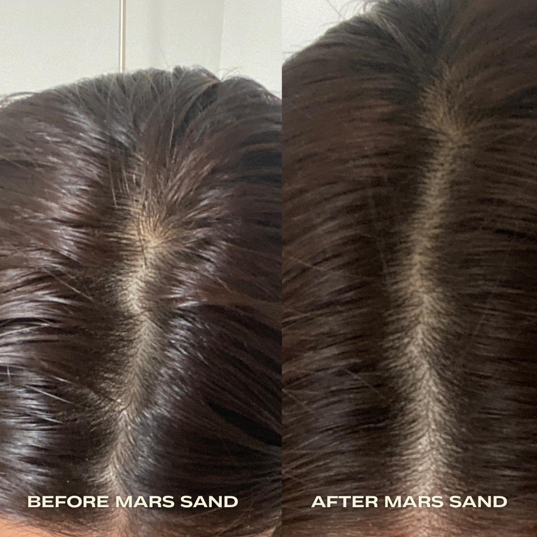 Mars Sand Volumizing Adaptogenic Dry Shampoo for Oily Hair - Refreshes & Adds Volume Between Washes | Perfect for Travel, Gym & Busy Mornings