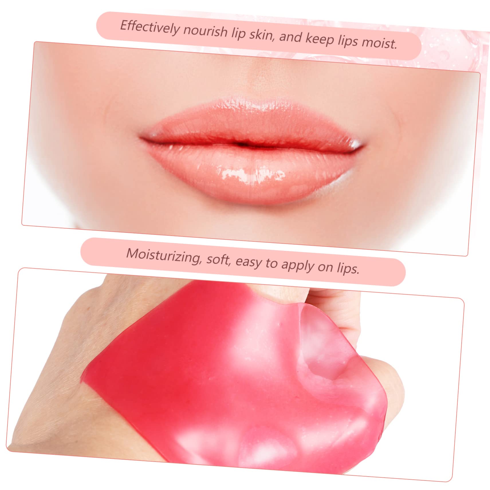 Best Moisturizing Lip Mask Set - 2 Pack Hydrating Lip Mask Sheets for Women | Overnight Lip Care Treatment for Dry, Chapped Lips - Perfect for Nighttime Use & Winter Lip Care