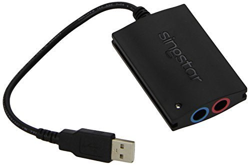SingStar USB Microphone Adapter for PlayStation - Compatible with PS2, PS3 & PS4 | Karaoke Party Game Accessory for Family Gatherings & Game Nights