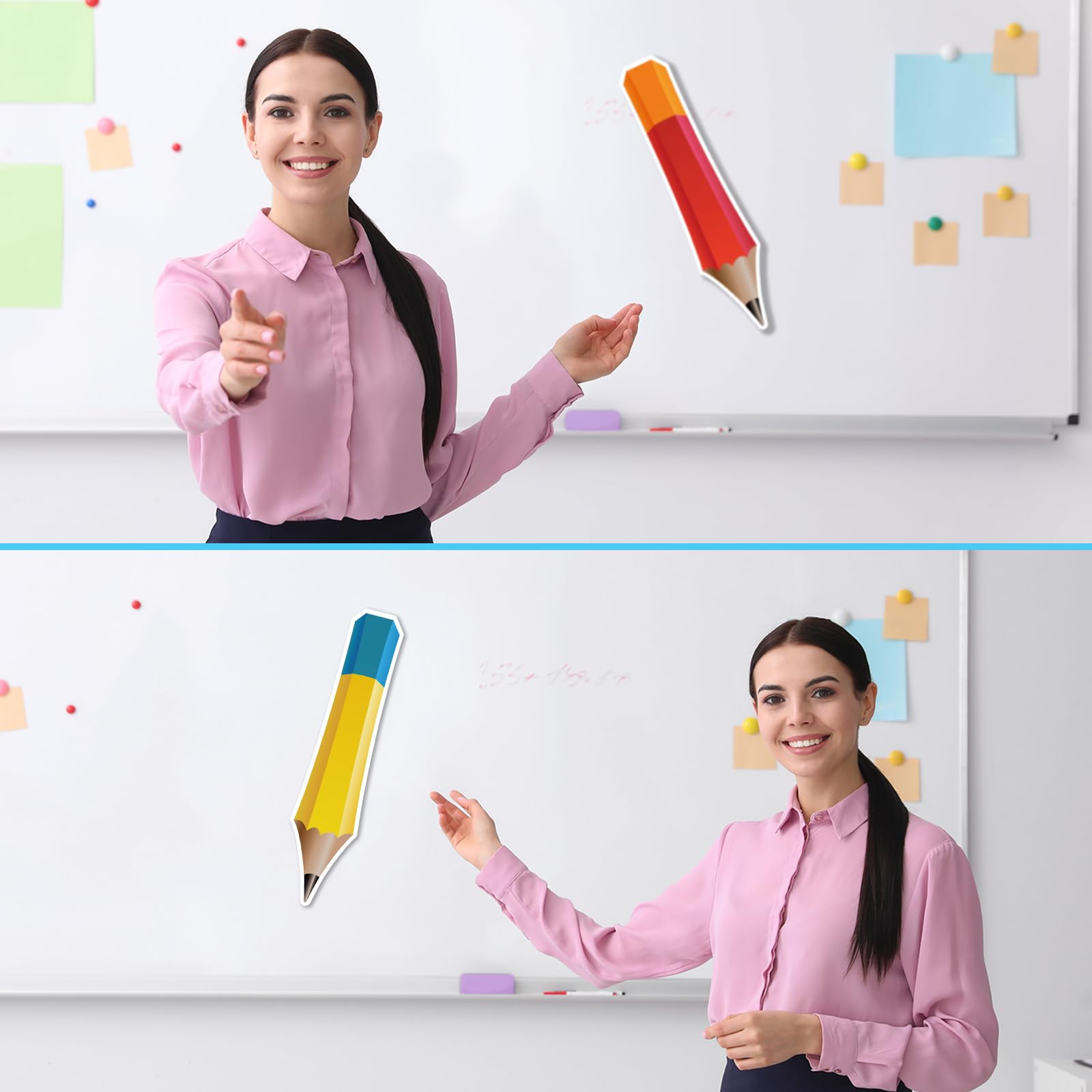 Yeaqee 6-Piece Magnetic Whiteboard Spinner Set - Arrow Spinner Game for Classroom, Office & School Activities | Perfect for Decision Making, Group Games & Interactive Learning