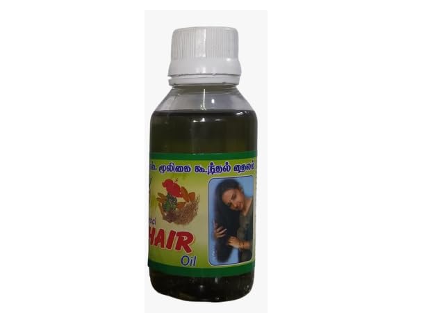 Herbal Hair Oil 100ml - Natural Hair Growth Treatment for Thicker, Stronger Hair | Perfect for Dry Scalp, Split Ends & Daily Hair Care