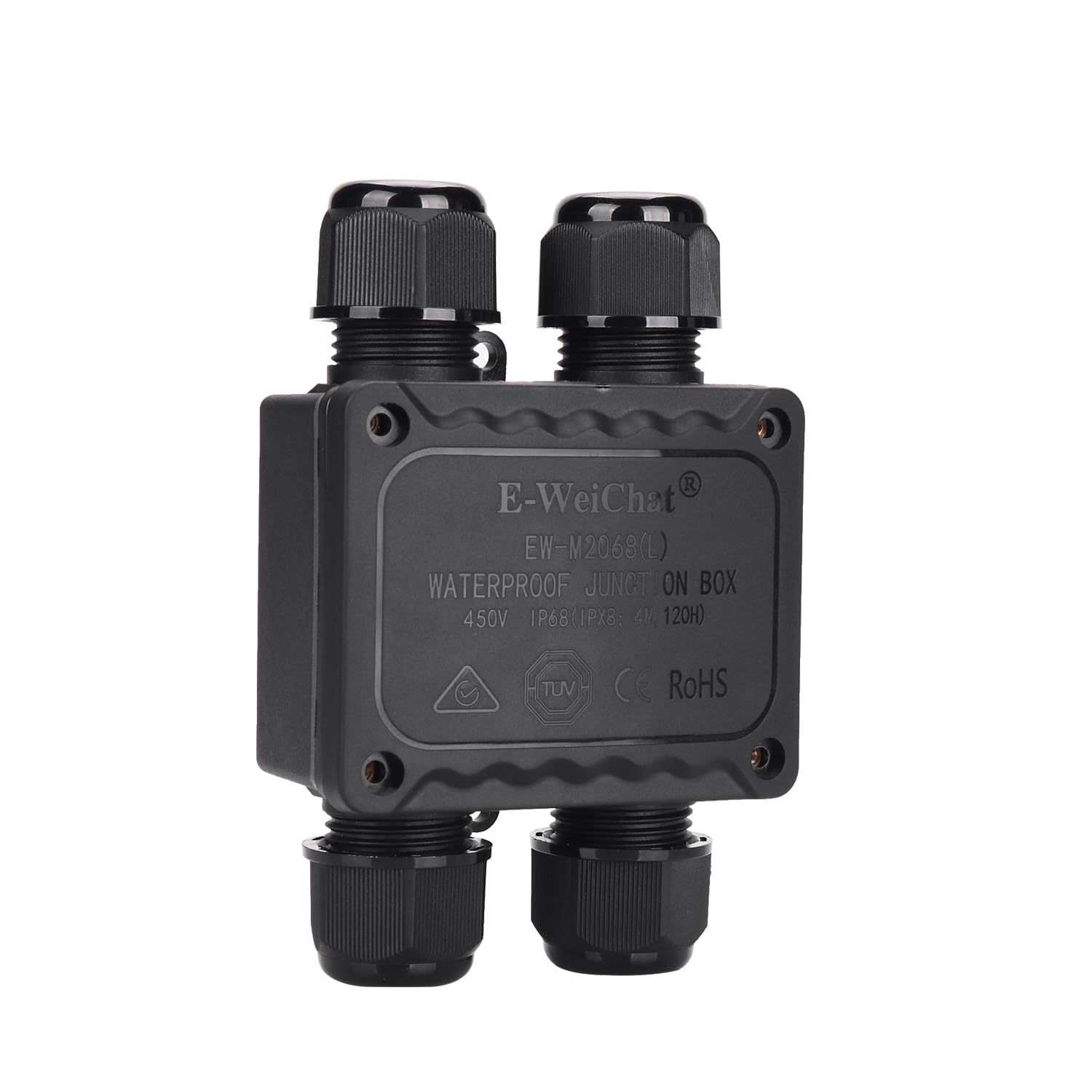 **IP68 Waterproof Junction Box - Outdoor Electrical Power Box for Extension Cords, Rapid Maintenance & Splice Protection - Ideal for Garden, Patio & Industrial Use**