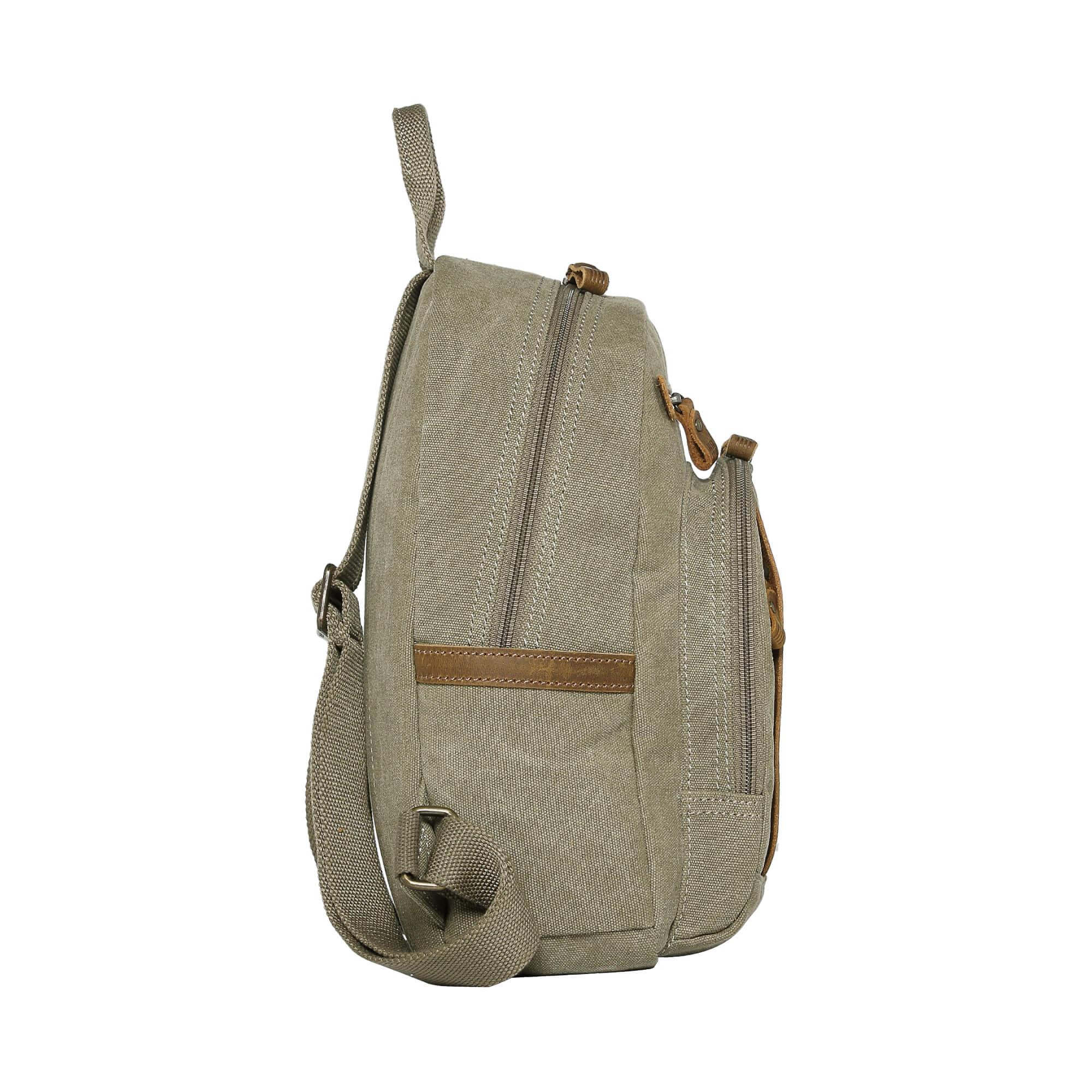 TRP0255 Troop London Classic Canvas Backpack Small - Durable School & Travel Backpack for Men & Women - Perfect for College, Commuting & Outdoor Adventures
