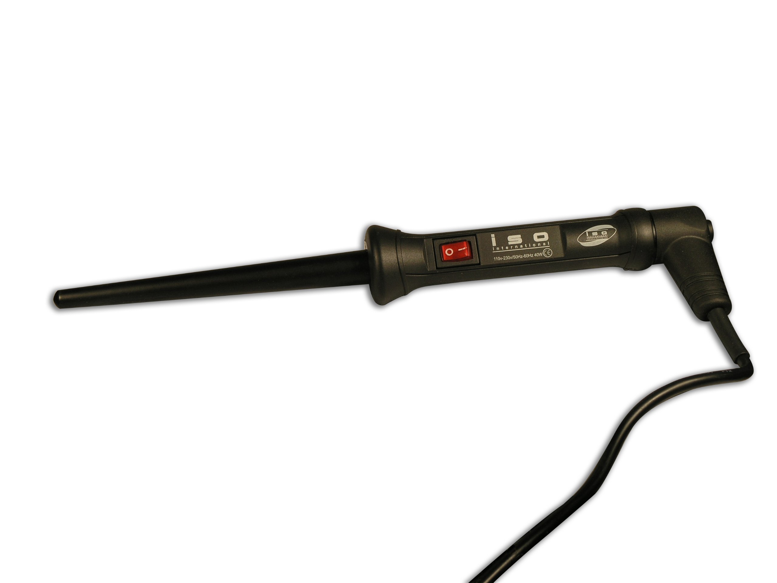 Professional 9-18mm Twister Curling Iron (Black) - Perfect for Salon-Quality Beach Waves, Spiral Curls & Voluminous Hairstyles at Home