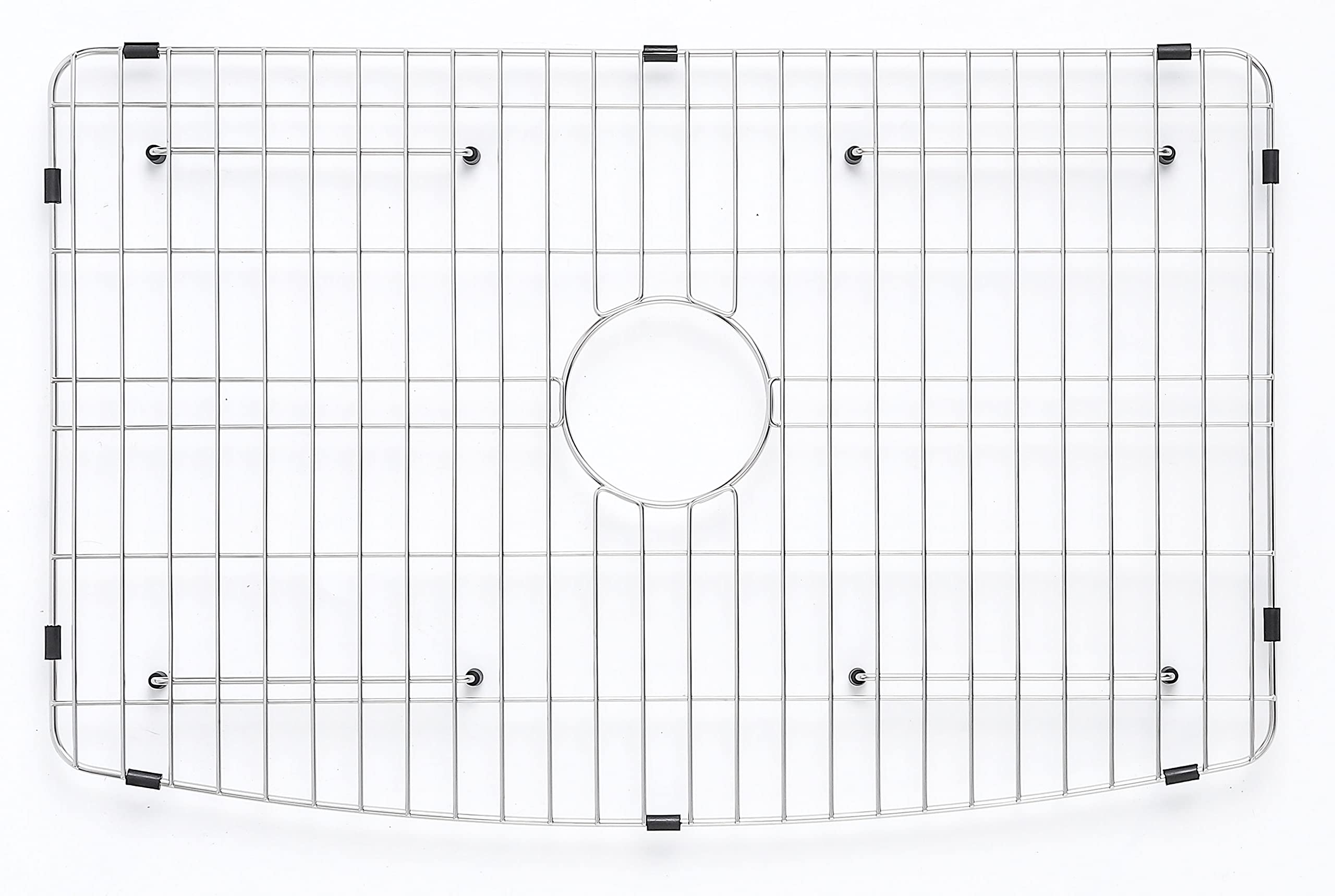 ALFI ABFC3020-W White Kitchen Sink - Stainless Steel Undermount Sink with Soundproof Padding for Modern Home Kitchen Renovation & Dishwashing