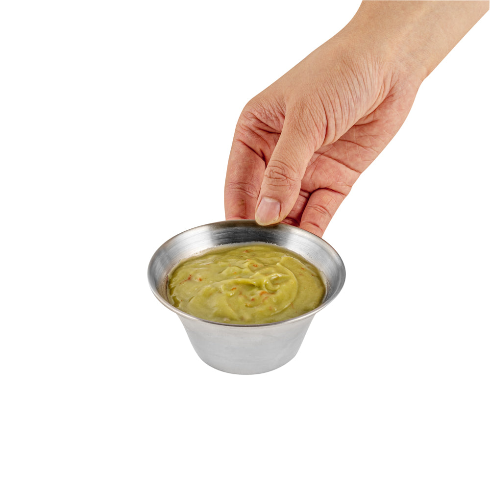6 oz Stainless Steel Condiment Cups - Set of 10 (3.75